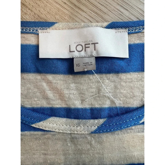 Ann Taylor Loft long sleeve pocket tee - Picture 4 of 6